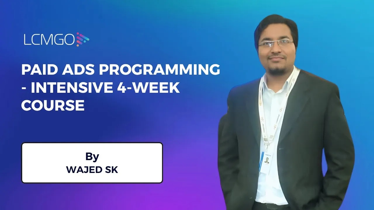 Paid Ads Programming - Intensive 4-Week Course